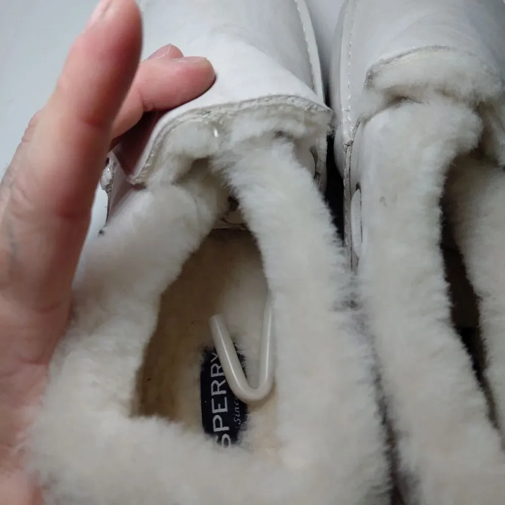 Sperry Top-Sider Moc-Sider Winter Men's Sz 11.5 Sneakers Sheep Fur Australia